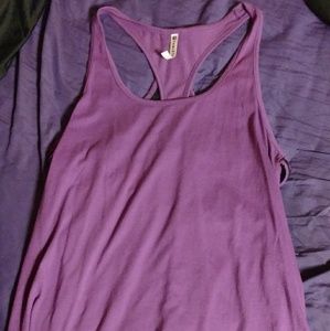 Purple tank